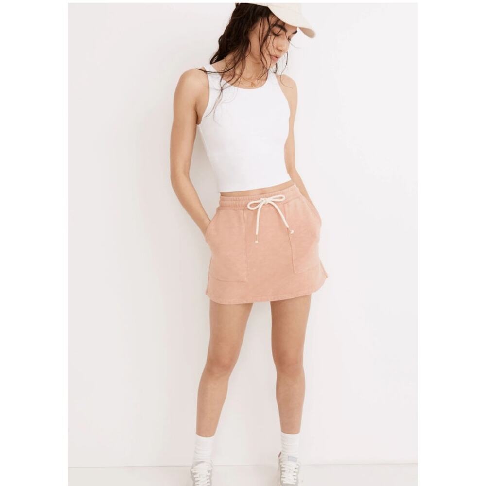 Madewell MWL Pull-On‎ Mini Skirt in Ground Clay Size S